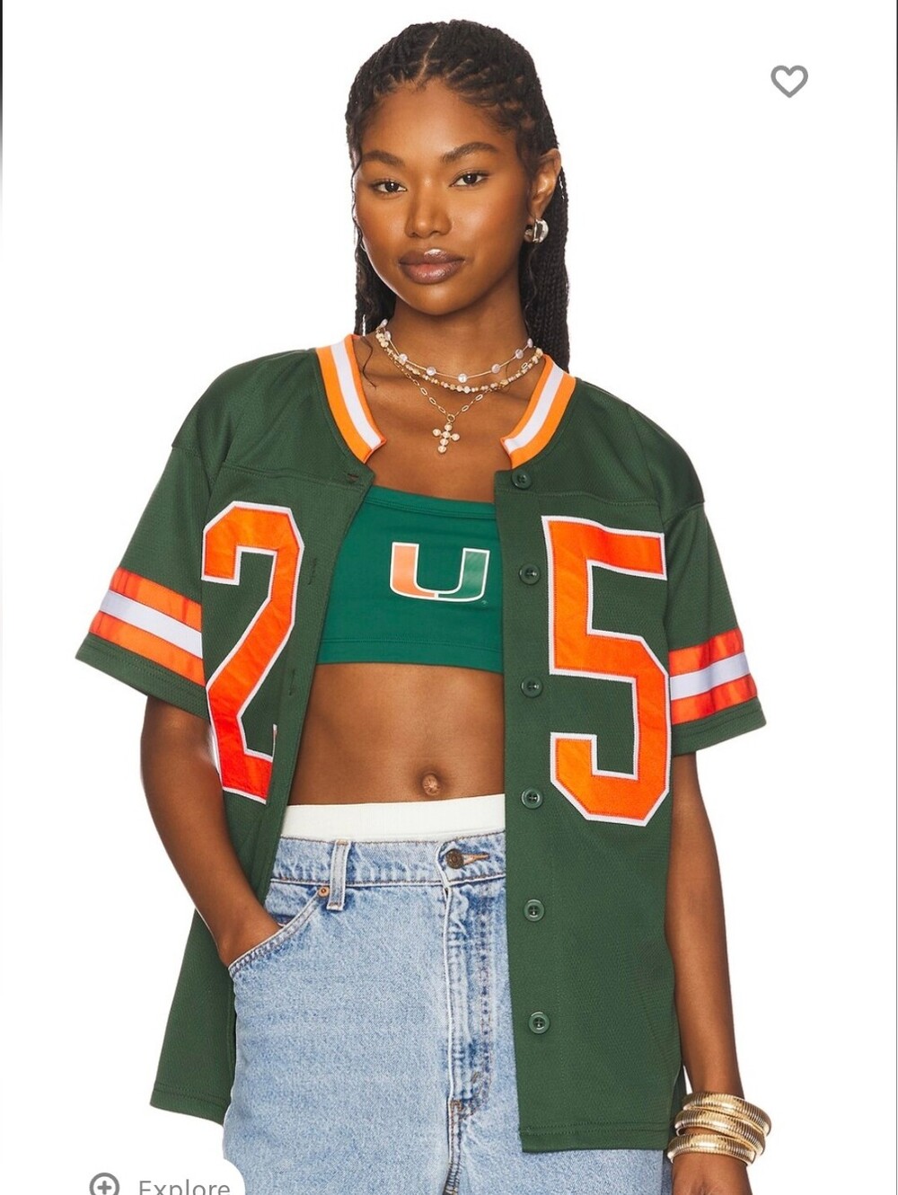 NWT Hype & Vice- Miami Football Jersey